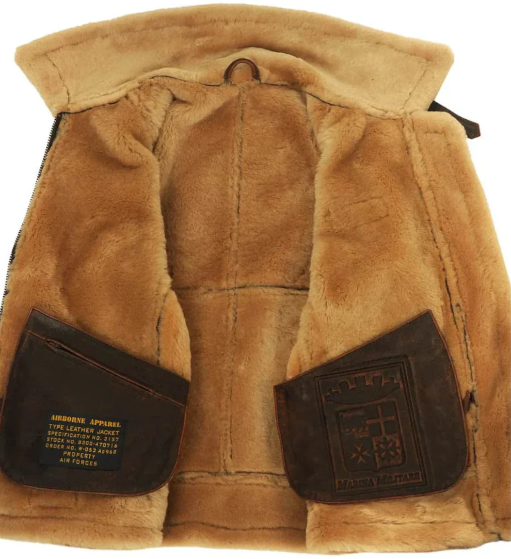 Herren Klassische Jacke Braun - Elias