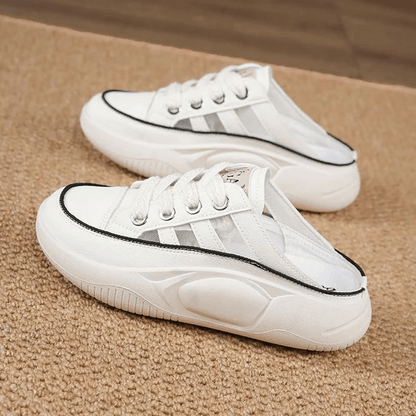 Lena – Rote Leichte Orthopädische Slippers