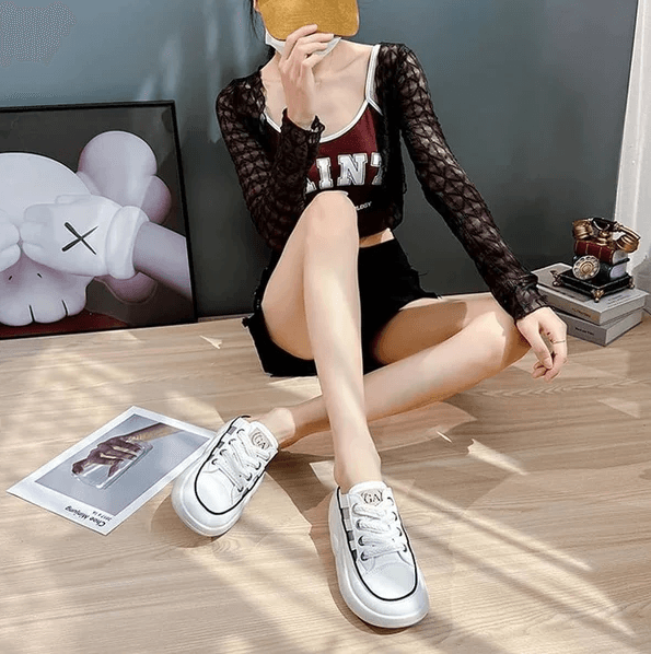 Lena – Rote Leichte Orthopädische Slippers