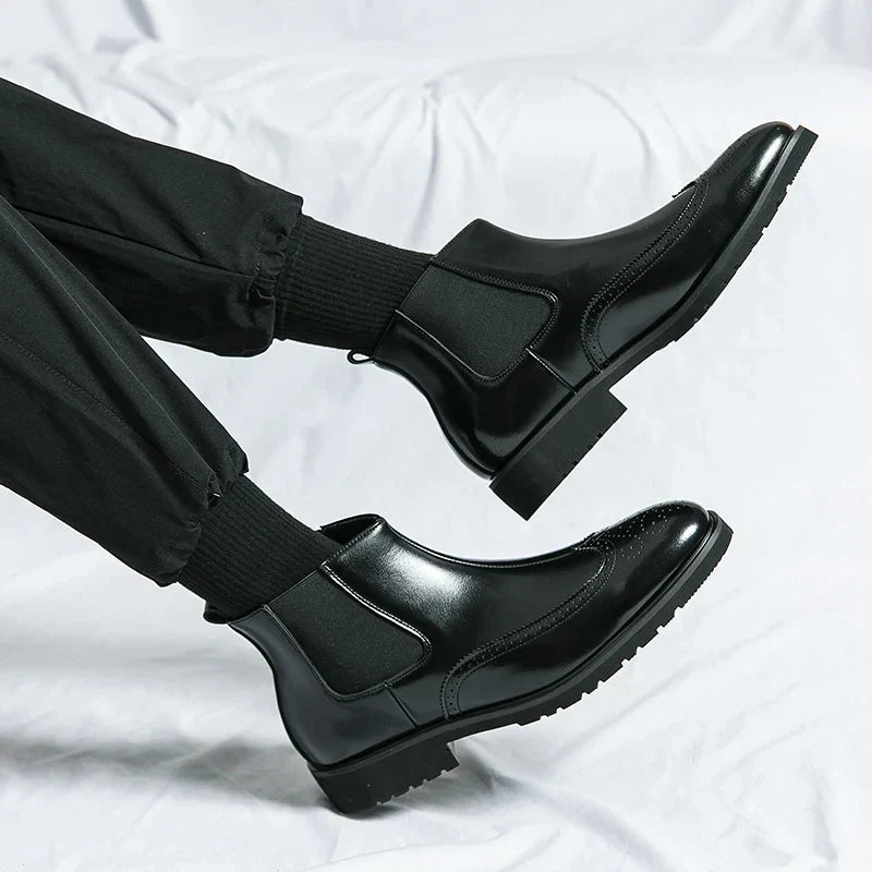 Schwarze Chelsea Boots - Luca