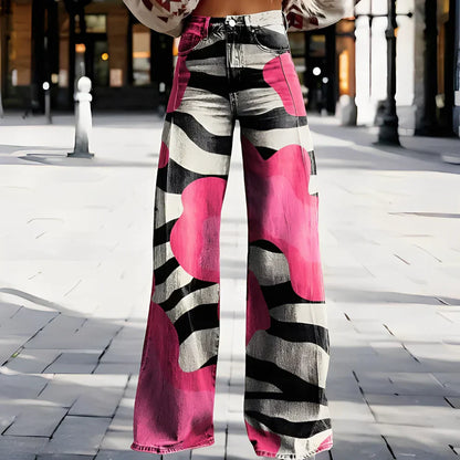 Briley – stilvolle hose mit weitem bein – damen