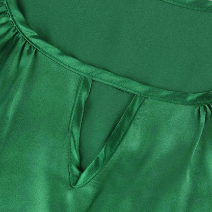 Beige Satin-Top - Elena