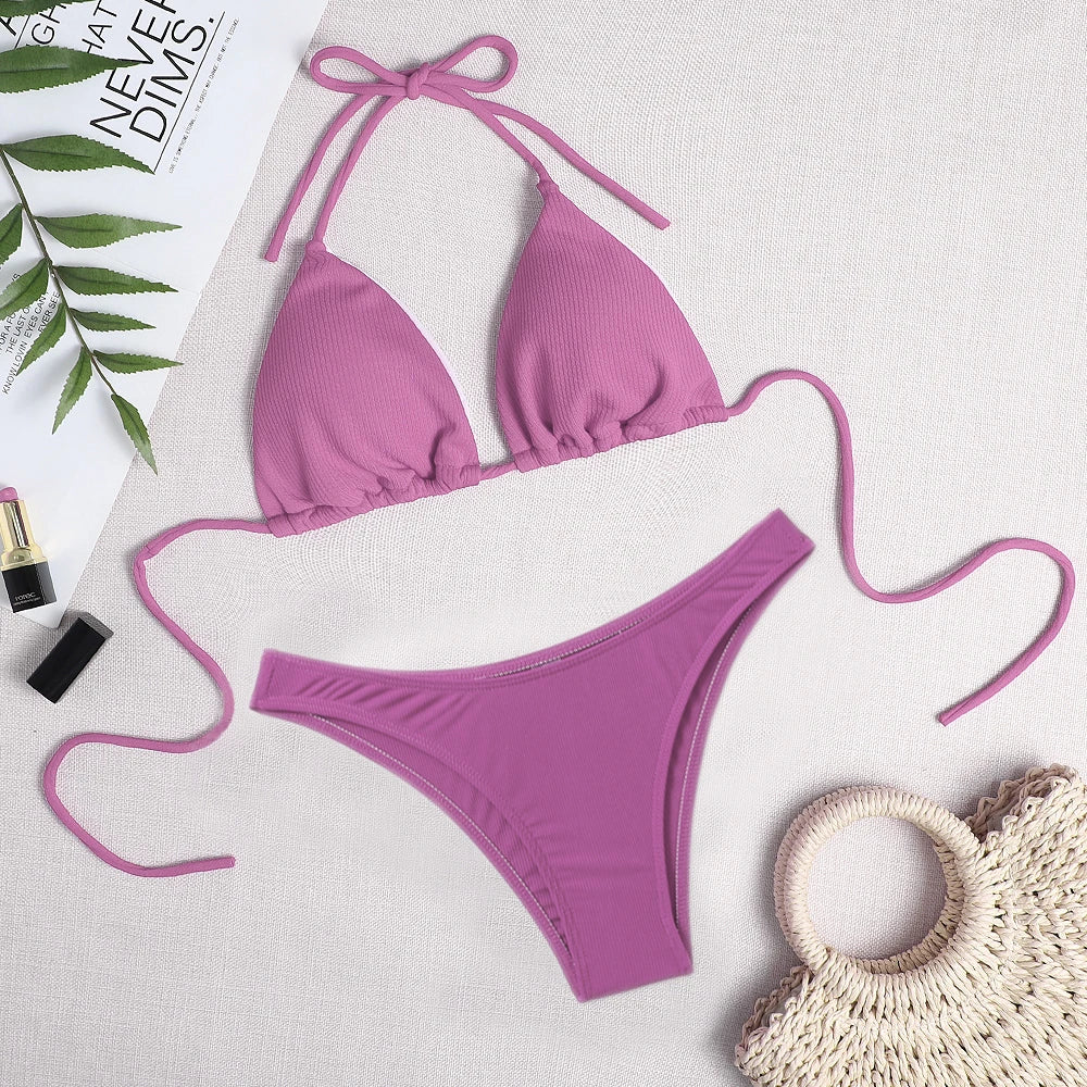 Cleo - Eleganter Schwarzer Bikini