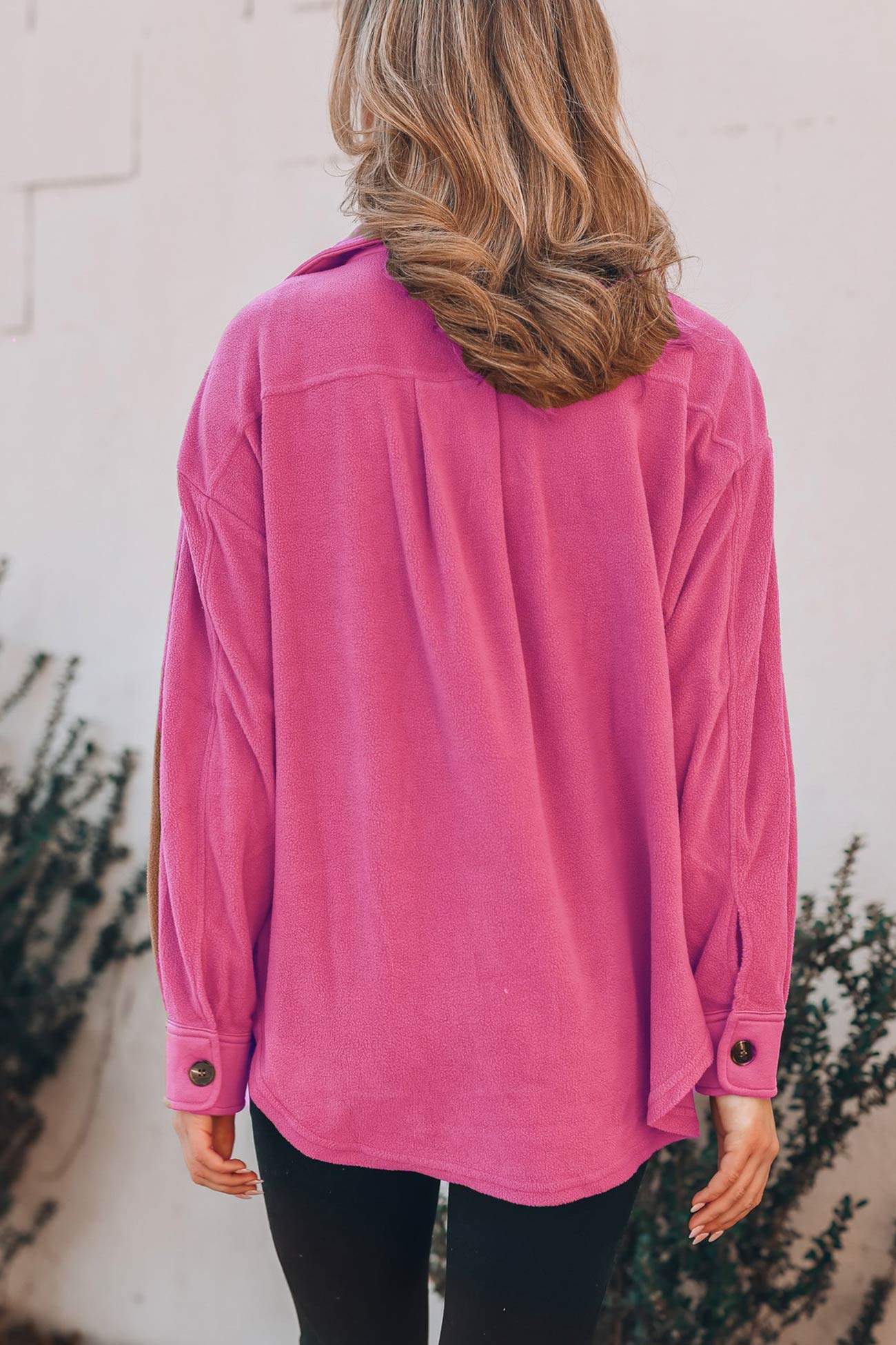 Einreihige Shacket mit Taschen