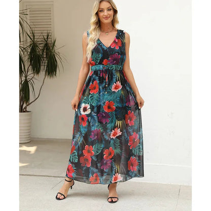 Tropisches paradies maxikleid - Julia