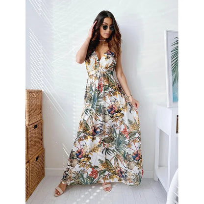 Tropisches paradies maxikleid - Julia