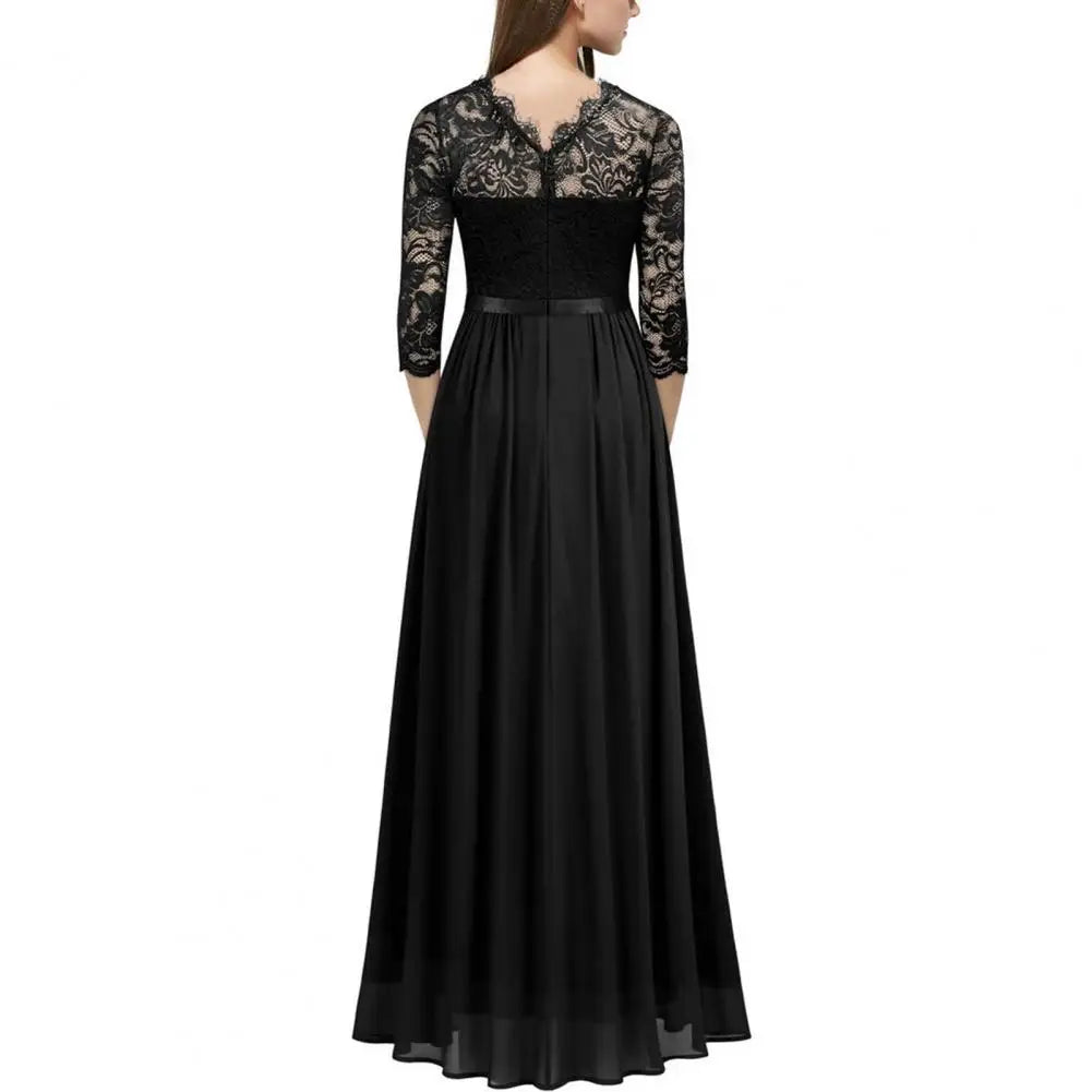 Helena - Rubinrote Eleganz Abendkleid