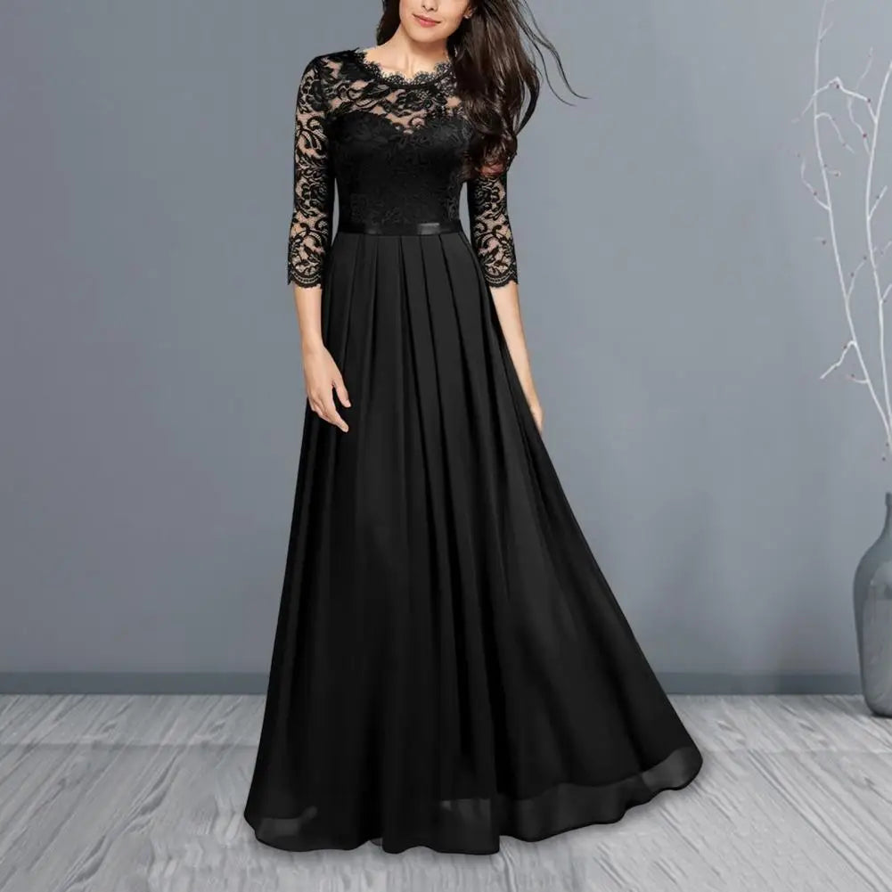 Helena - Rubinrote Eleganz Abendkleid