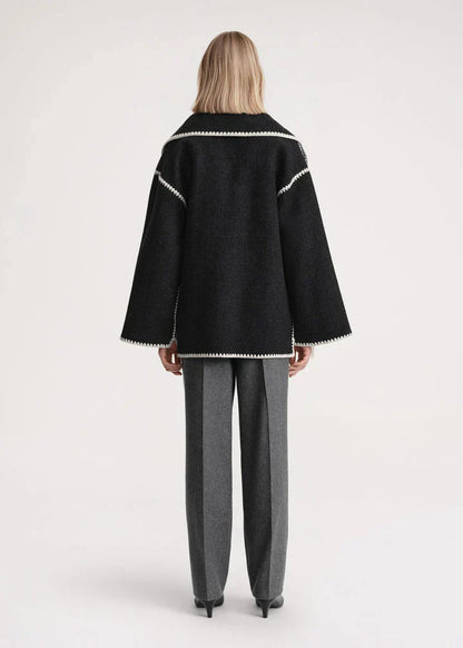 Keyra - luxe jacke mit schal