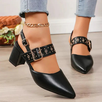 Elegante sandalen mit kubanischen absätzen | Tyrax