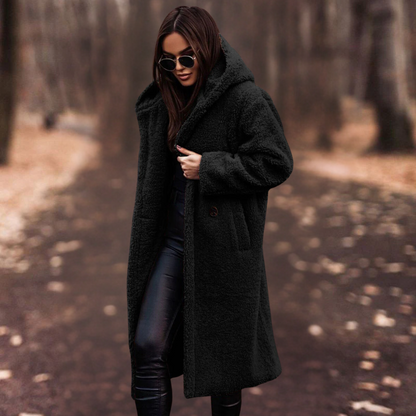 Beiger Wollmantel - Elina