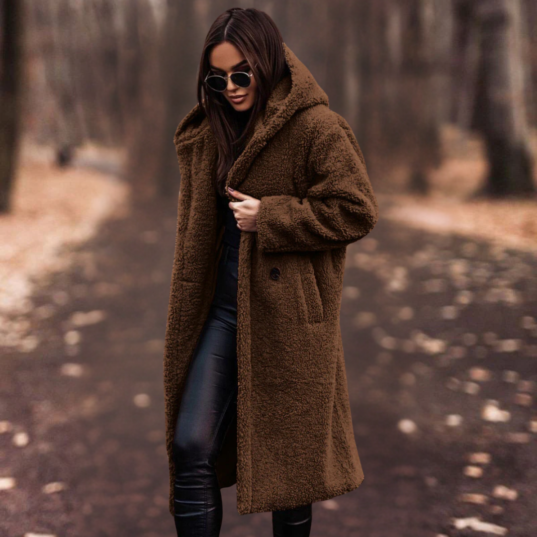 Beiger Wollmantel - Elina