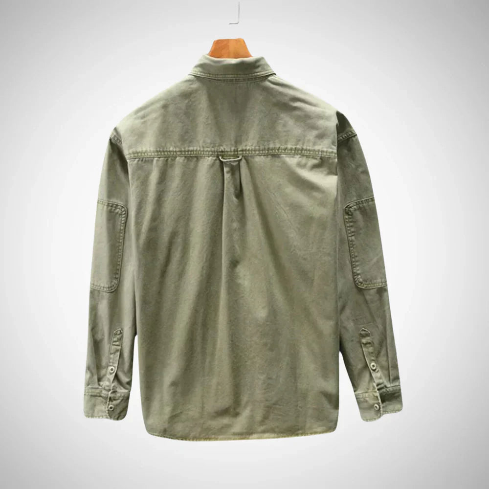 Junnie baumwoll-langarmhemd für herren