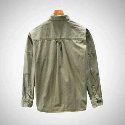 Junnie baumwoll-langarmhemd für herren