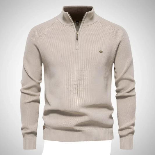 Kevin stylischer half-zip-pullover für herren