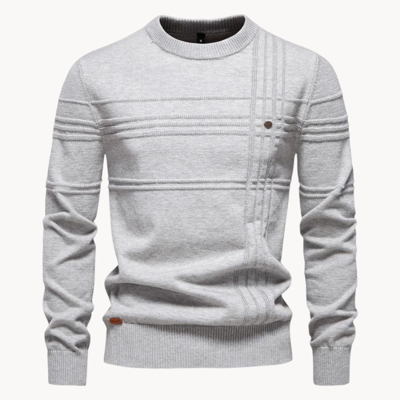 Crewneck Pullover Hellgrau - Emil