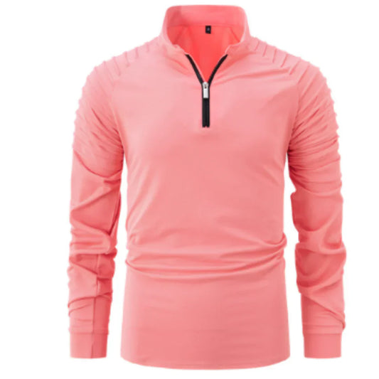 Herren langarm-half-zip pullover winter – komfortabler strick für kalte tage