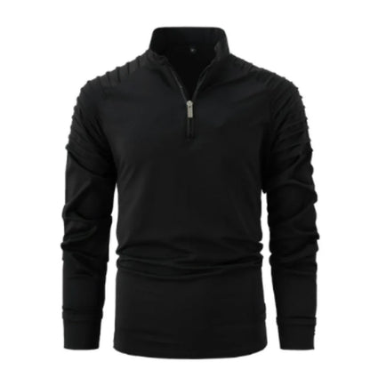 Herren langarm-half-zip pullover winter – komfortabler strick für kalte tage