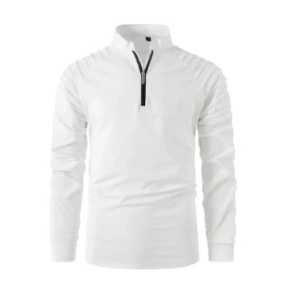 Herren langarm-half-zip pullover winter – komfortabler strick für kalte tage