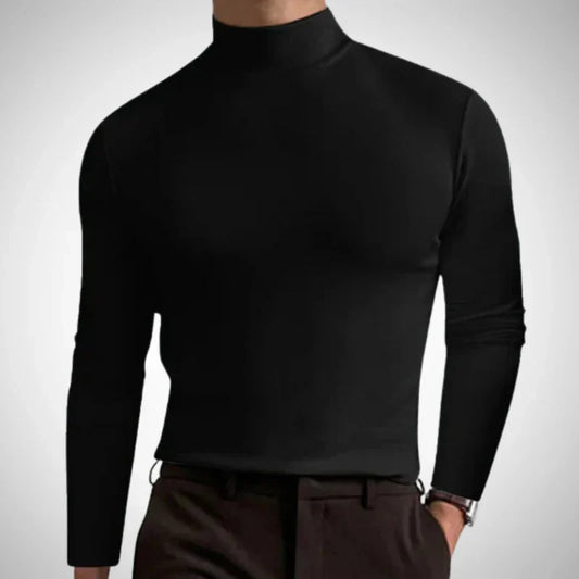 Fredrik slim-fit rollkragenpullover – herren