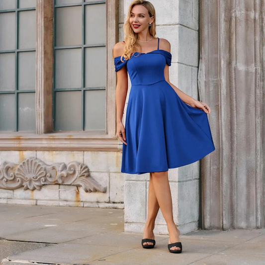 Blaues cocktailkleid - emily