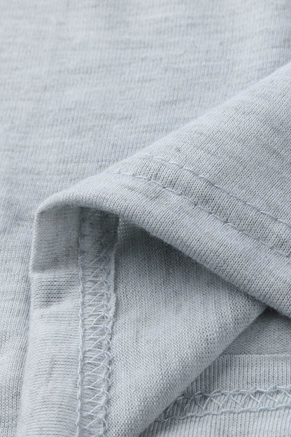 V-Ausschnitt Kurzarm Jumpsuit mit Elastischer Taille