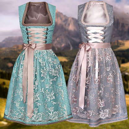 Dirndl mia - einzigartige dirndl für damen mit schürze und bluse