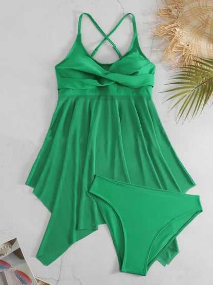 Isabella - Schwarzes Mesh Badekleid