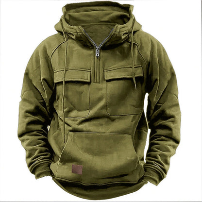 Taktischer Hoodie Herren Khaki – Leon