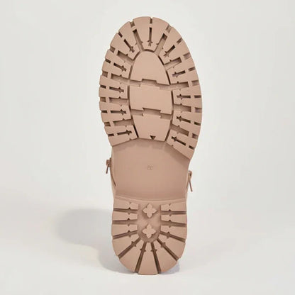 Winterstiefeletten für damen mit plateau und fellfutter – damen