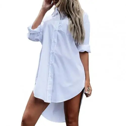 Julia - Taupe Langhemd