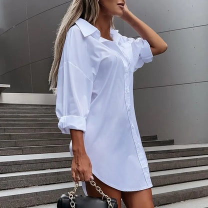 Julia - Taupe Langhemd