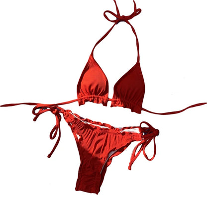 Eva - Beige Micro-Bikini-Set