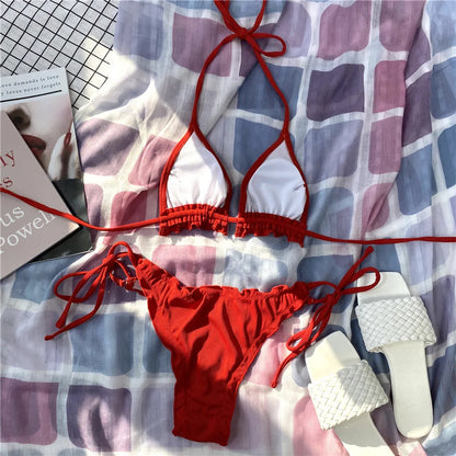 Eva - Beige Micro-Bikini-Set