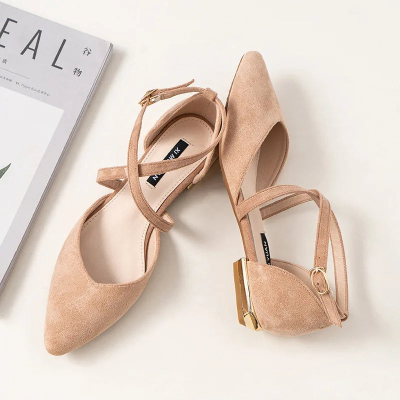 Isabella - Elegante Schwarze Slingpumps