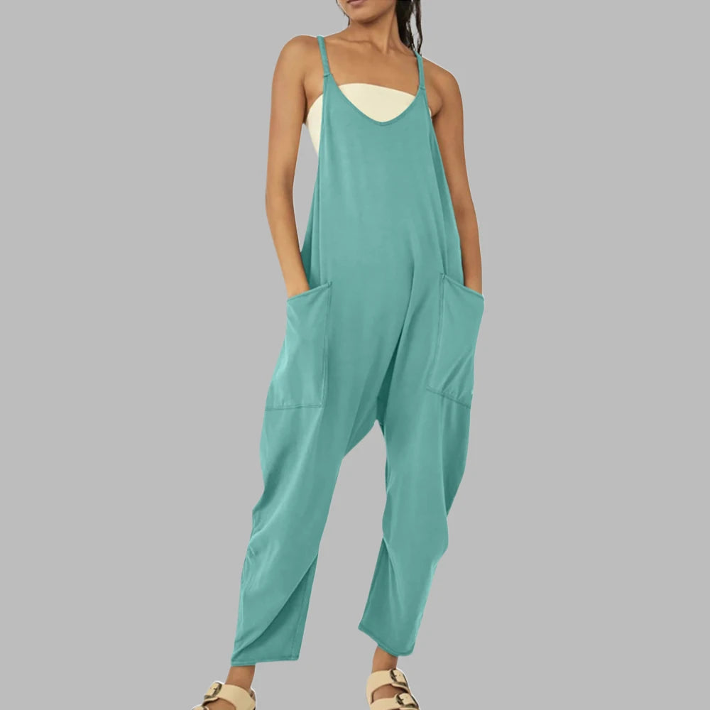 Nina - Minzgrüner Overall