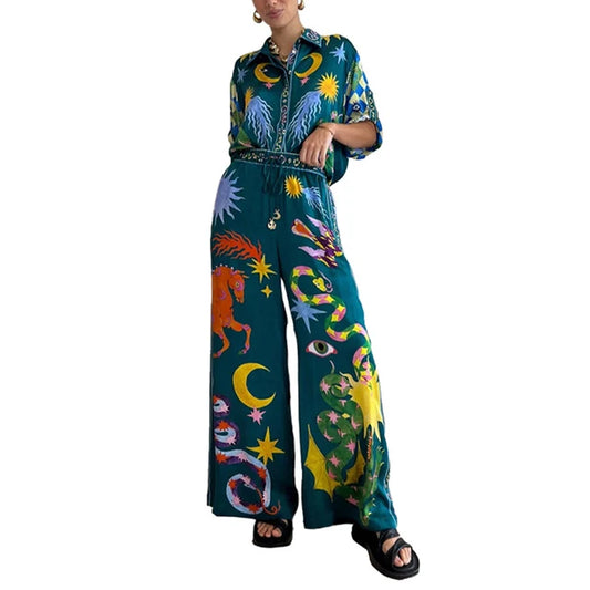 Zoë - Bunter Astro-Jumpsuit