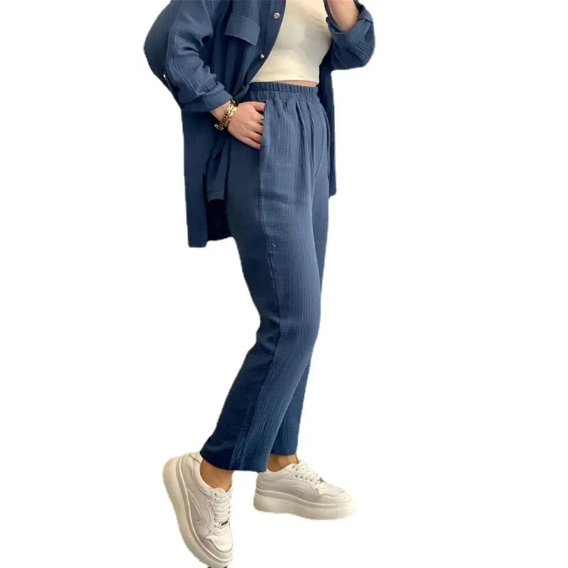 Isabella - Beiges Cord-Ensemble