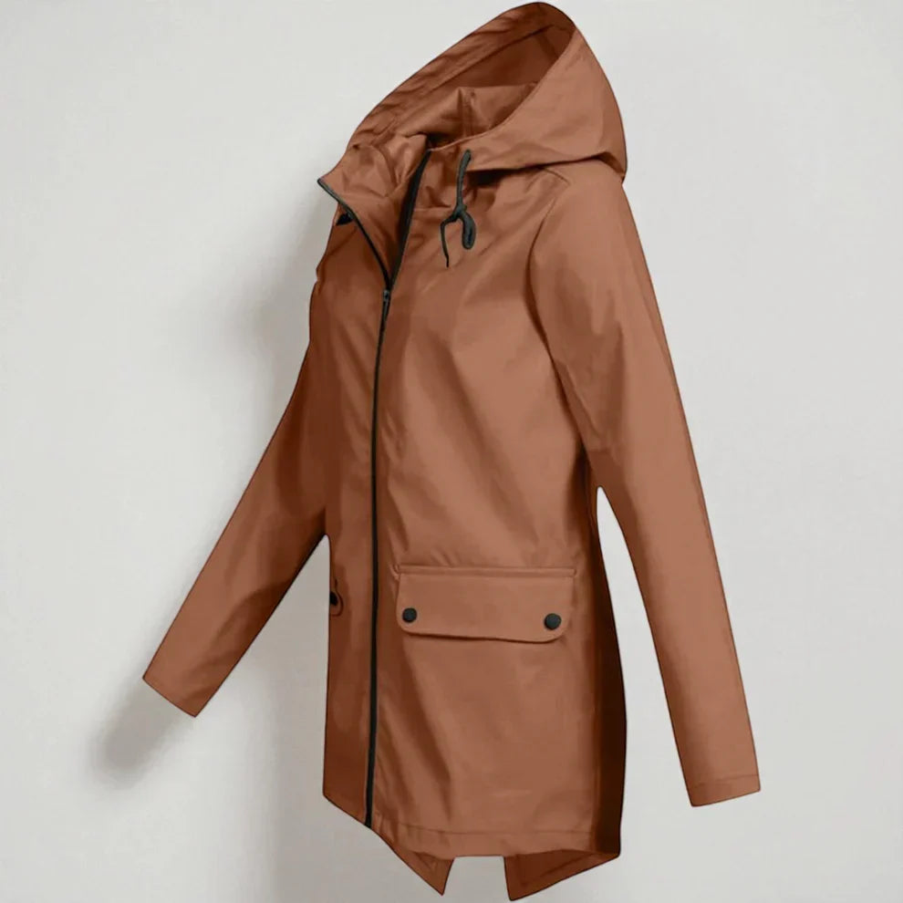 Leichter, wasserdichter regenmantel für damen - damen