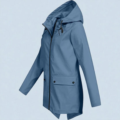 Leichter, wasserdichter regenmantel für damen - damen