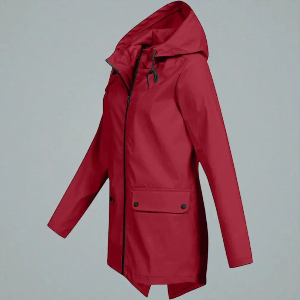 Leichter, wasserdichter regenmantel für damen - damen