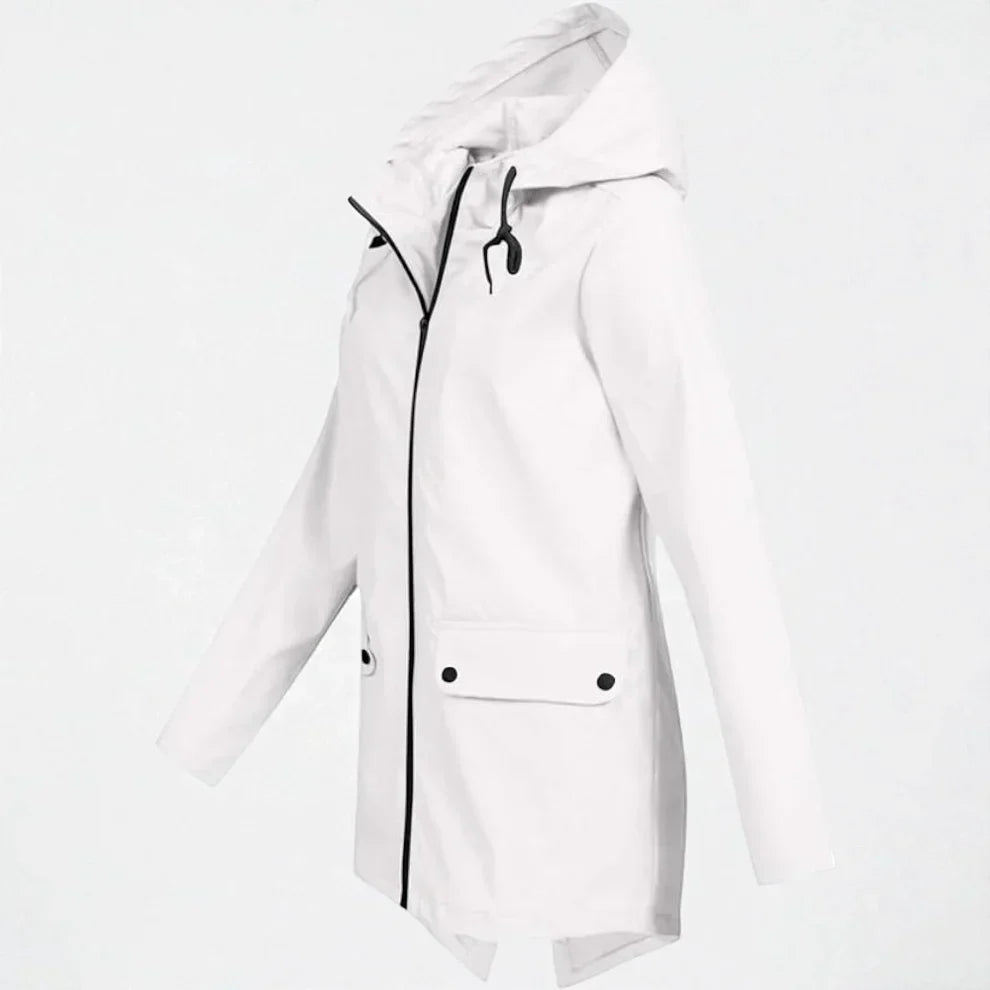 Leichter, wasserdichter regenmantel für damen - damen