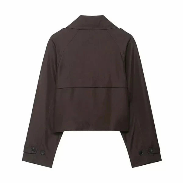 Damen-trenchcoat mit doppelter knopfleiste – damen