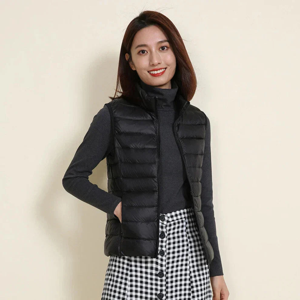 Wasserdichte, leichte und stylische damenweste