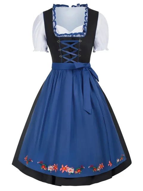 Lennon | dirndl kleid mit floraler stickerei für frauen