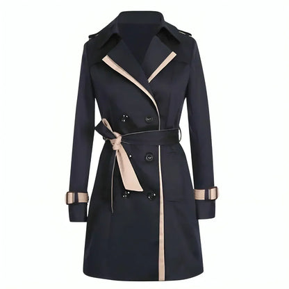 Lässiger trenchcoat für damen mit gürtel – klassischer, lockerer schnitt