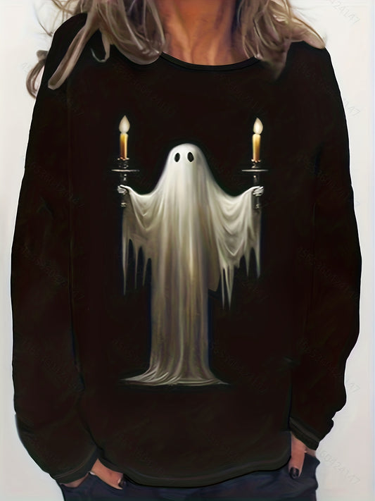 Halloween Freizeitshirt in Übergröße