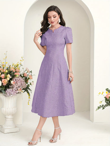 Rotes Midi-Kleid mit Eleganz - Helena