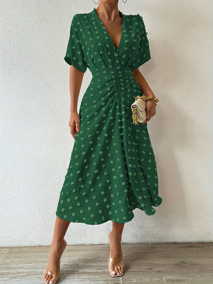 Sommerkleid Lila V-Ausschnitt - Amelie