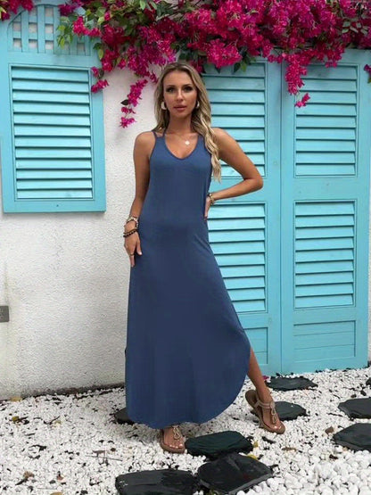 Armeegrün Cami Sommerkleid - Eva